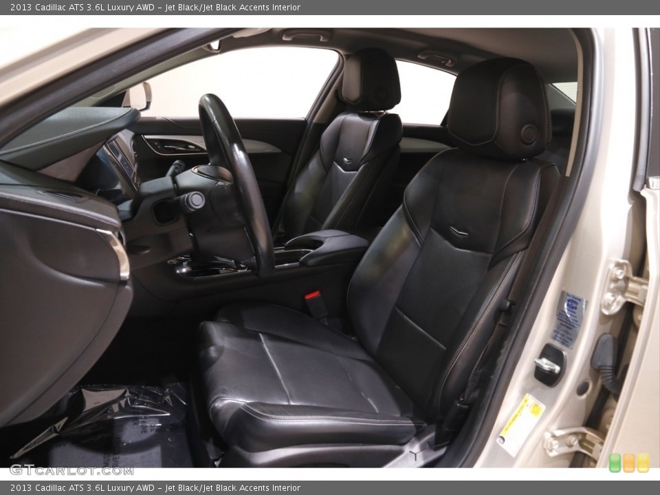 Jet Black/Jet Black Accents Interior Front Seat for the 2013 Cadillac ATS 3.6L Luxury AWD #143980410