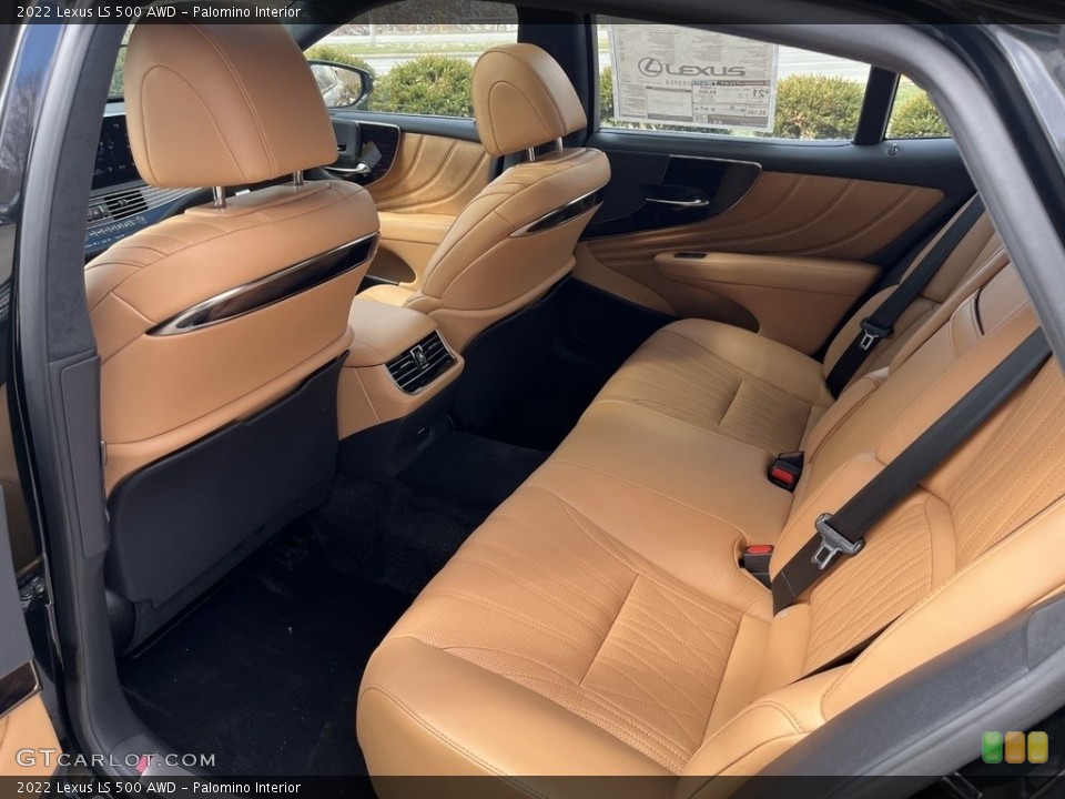 Palomino Interior Rear Seat for the 2022 Lexus LS 500 AWD #143982325