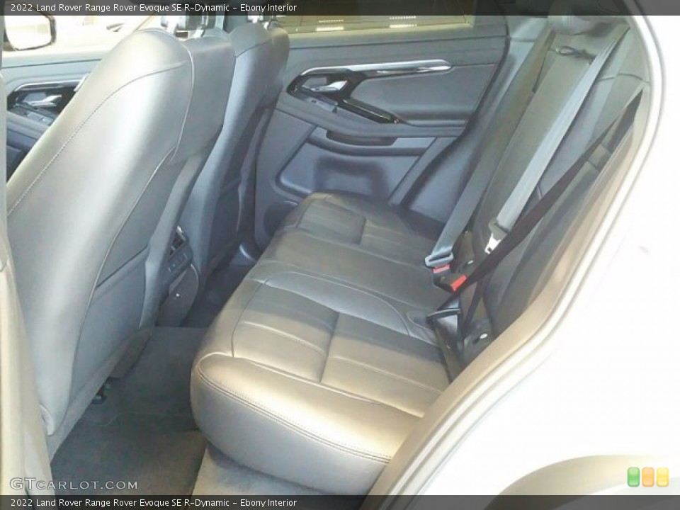Ebony Interior Rear Seat for the 2022 Land Rover Range Rover Evoque SE R-Dynamic #143982864