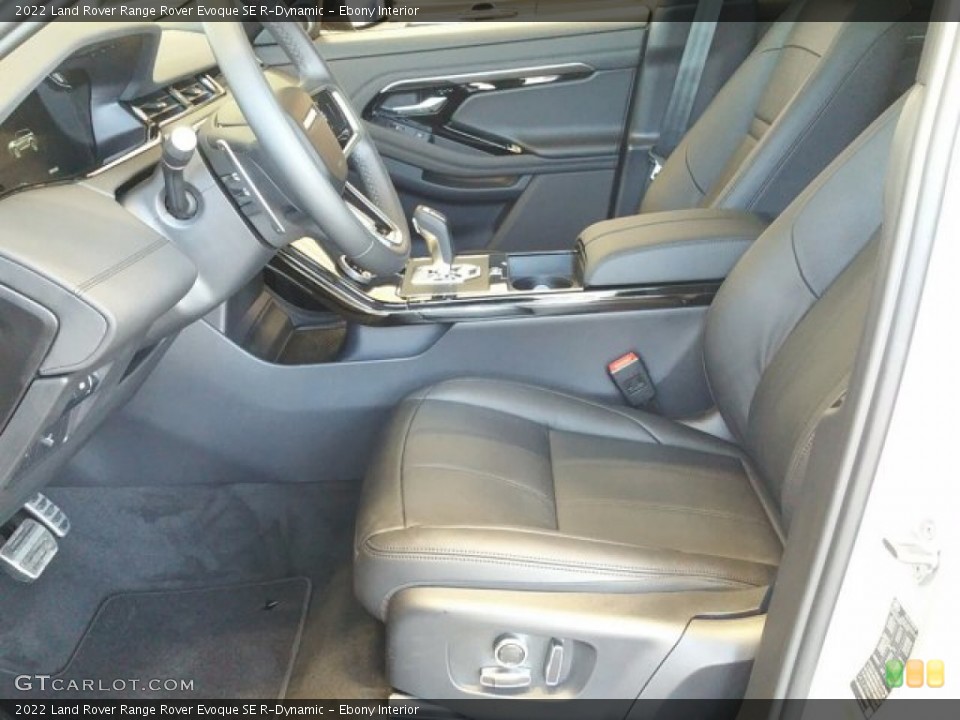 Ebony Interior Front Seat for the 2022 Land Rover Range Rover Evoque SE R-Dynamic #143982969