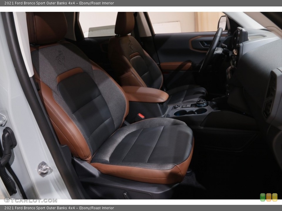 Ebony/Roast Interior Front Seat for the 2021 Ford Bronco Sport Outer Banks 4x4 #143984238