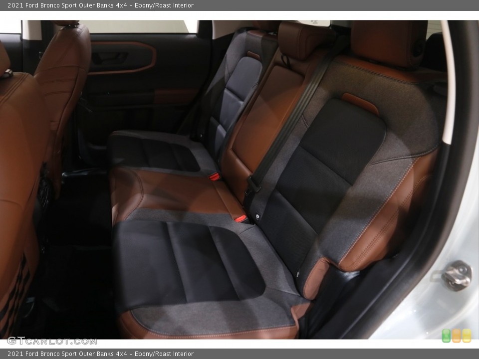 Ebony/Roast Interior Rear Seat for the 2021 Ford Bronco Sport Outer Banks 4x4 #143984256