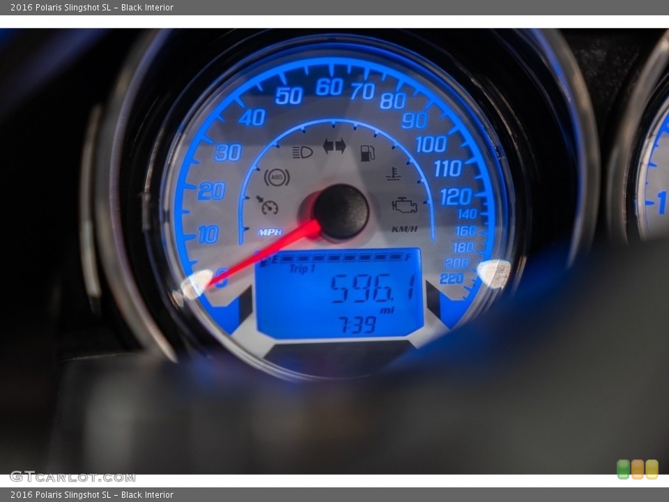 Black Interior Gauges for the 2016 Polaris Slingshot SL #143986023
