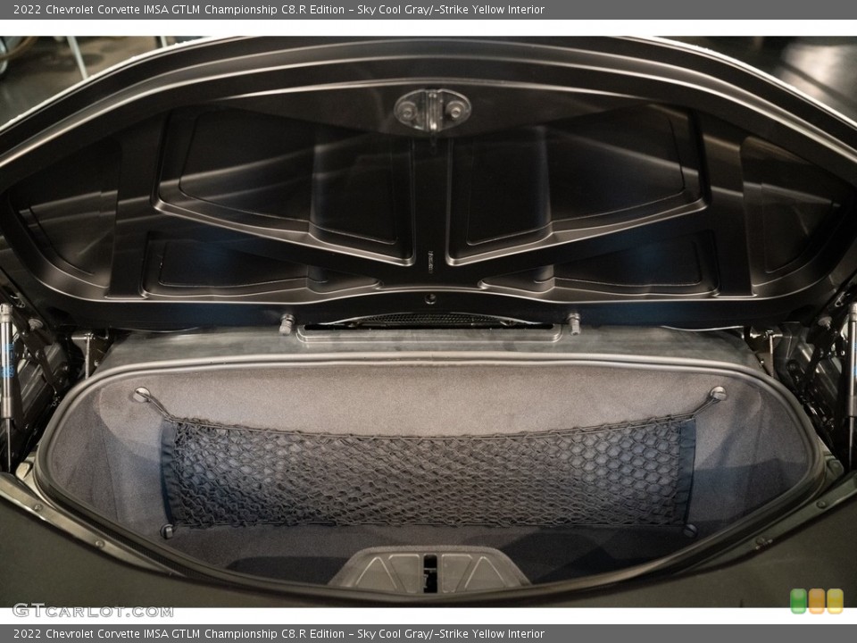 Sky Cool Gray/­Strike Yellow Interior Trunk for the 2022 Chevrolet Corvette IMSA GTLM Championship C8.R Edition #143987358
