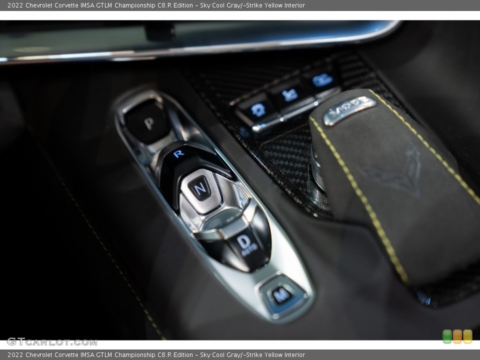 Sky Cool Gray/­Strike Yellow Interior Transmission for the 2022 Chevrolet Corvette IMSA GTLM Championship C8.R Edition #143987643
