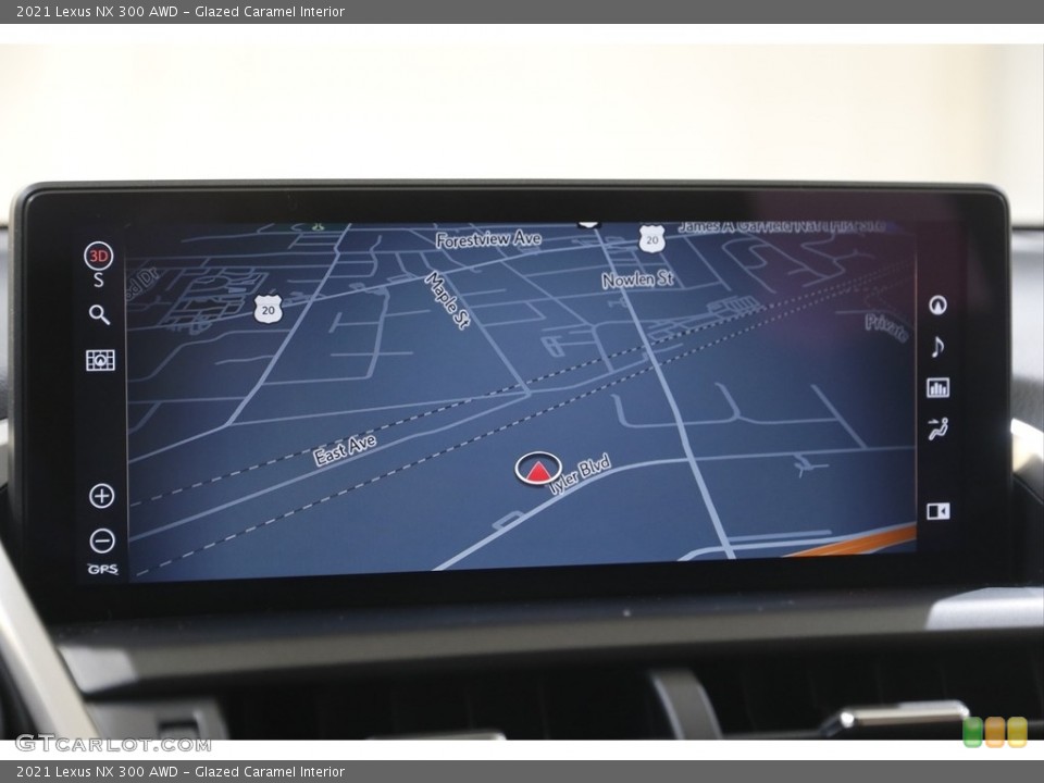 Glazed Caramel Interior Navigation for the 2021 Lexus NX 300 AWD #143989032