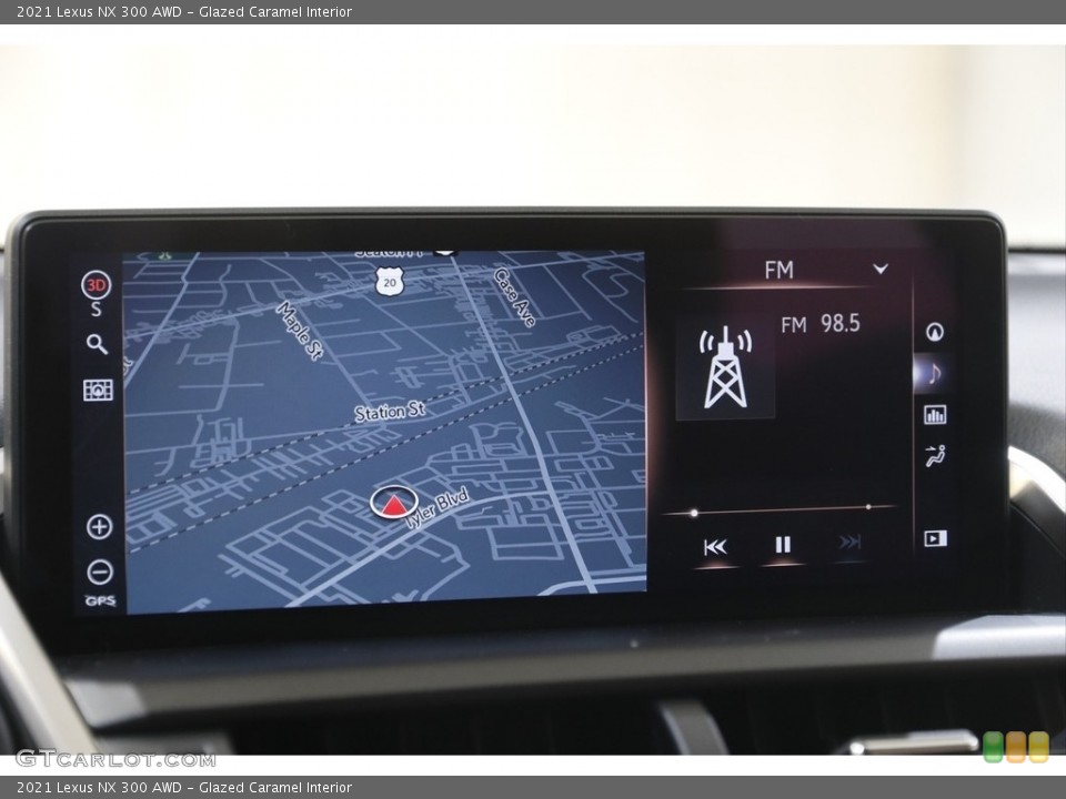 Glazed Caramel Interior Navigation for the 2021 Lexus NX 300 AWD #143989053