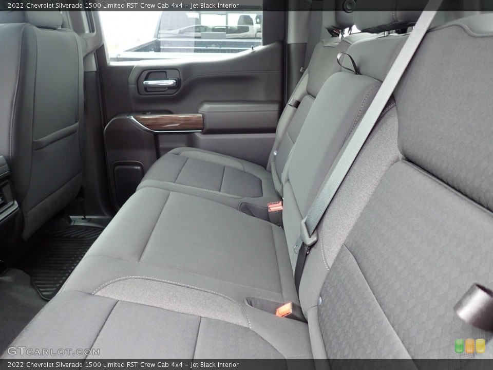 Jet Black Interior Rear Seat for the 2022 Chevrolet Silverado 1500 Limited RST Crew Cab 4x4 #143989095