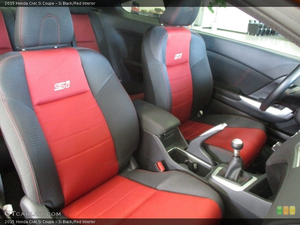 Si Black/Red Interior Front Seat for the 2015 Honda Civic Si Coupe #143992479