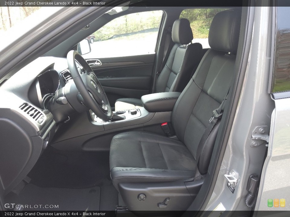 Black Interior Front Seat for the 2022 Jeep Grand Cherokee Laredo X 4x4 #143993406
