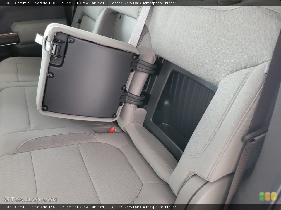 Gideon/­Very Dark Atmosphere Interior Rear Seat for the 2022 Chevrolet Silverado 1500 Limited RST Crew Cab 4x4 #143995712