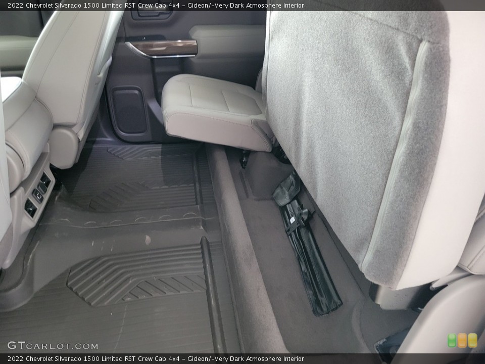 Gideon/­Very Dark Atmosphere Interior Rear Seat for the 2022 Chevrolet Silverado 1500 Limited RST Crew Cab 4x4 #143995736