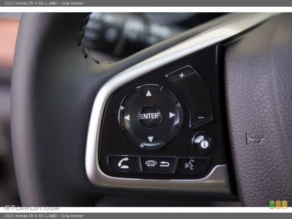 Gray Interior Steering Wheel for the 2022 Honda CR-V EX-L AWD #143995748