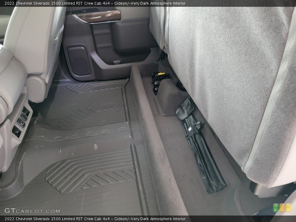 Gideon/­Very Dark Atmosphere Interior Rear Seat for the 2022 Chevrolet Silverado 1500 Limited RST Crew Cab 4x4 #143995760
