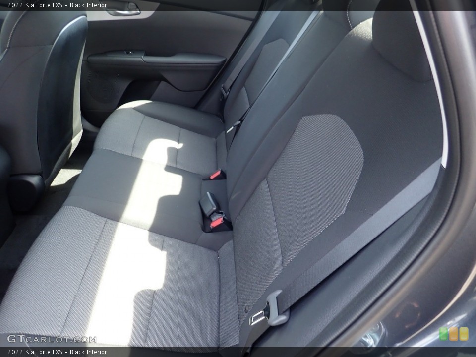 Black Interior Rear Seat for the 2022 Kia Forte LXS #143996178