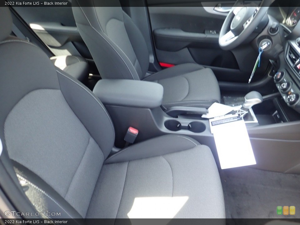 Black Interior Front Seat for the 2022 Kia Forte LXS #143996462