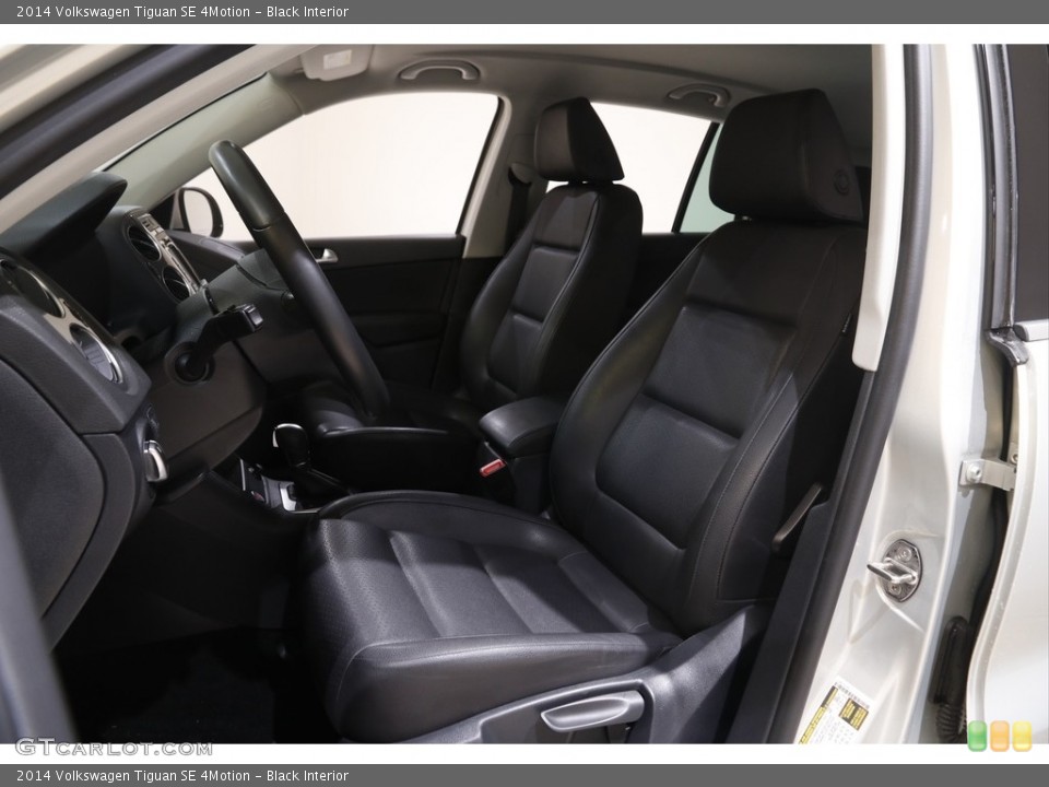 Black Interior Front Seat for the 2014 Volkswagen Tiguan SE 4Motion #143996528