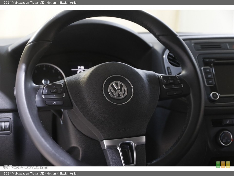 Black Interior Steering Wheel for the 2014 Volkswagen Tiguan SE 4Motion #143996564