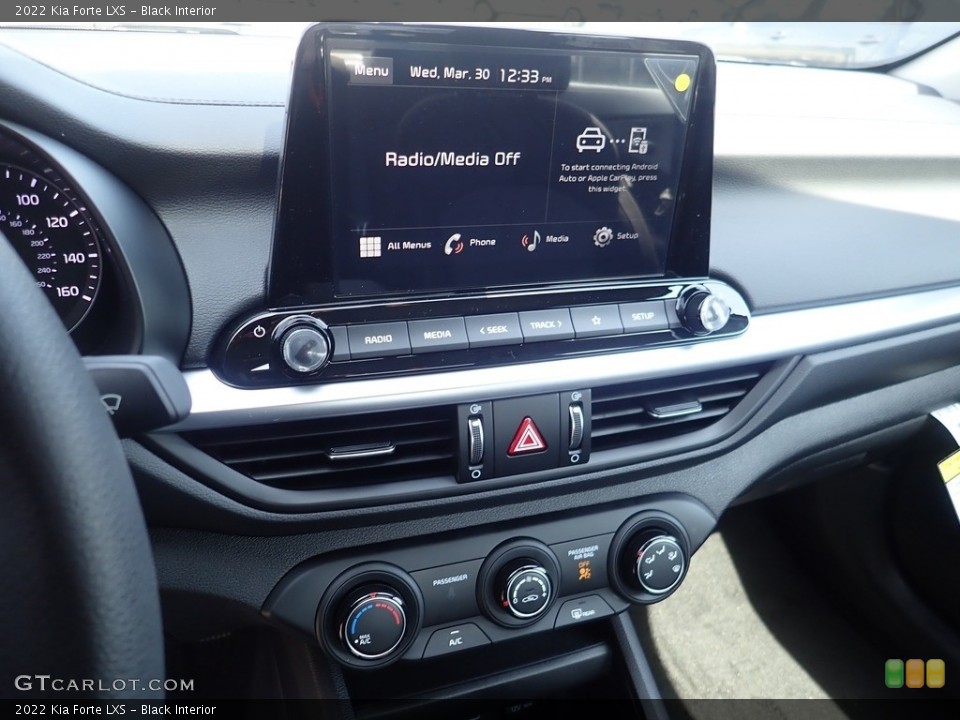 Black Interior Controls for the 2022 Kia Forte LXS #143996598