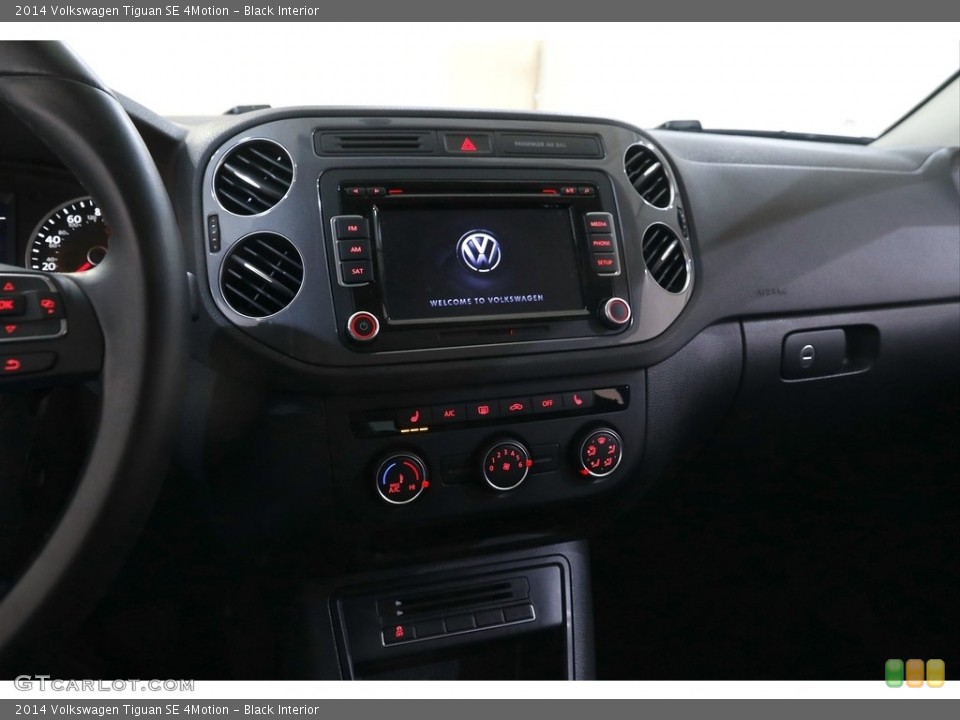 Black Interior Controls for the 2014 Volkswagen Tiguan SE 4Motion #143996599