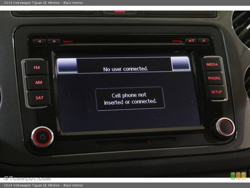 Black Interior Controls for the 2014 Volkswagen Tiguan SE 4Motion #143996633