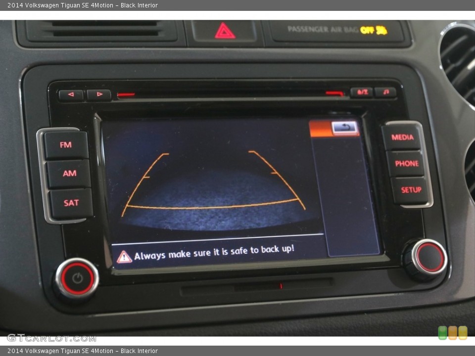 Black Interior Controls for the 2014 Volkswagen Tiguan SE 4Motion #143996645