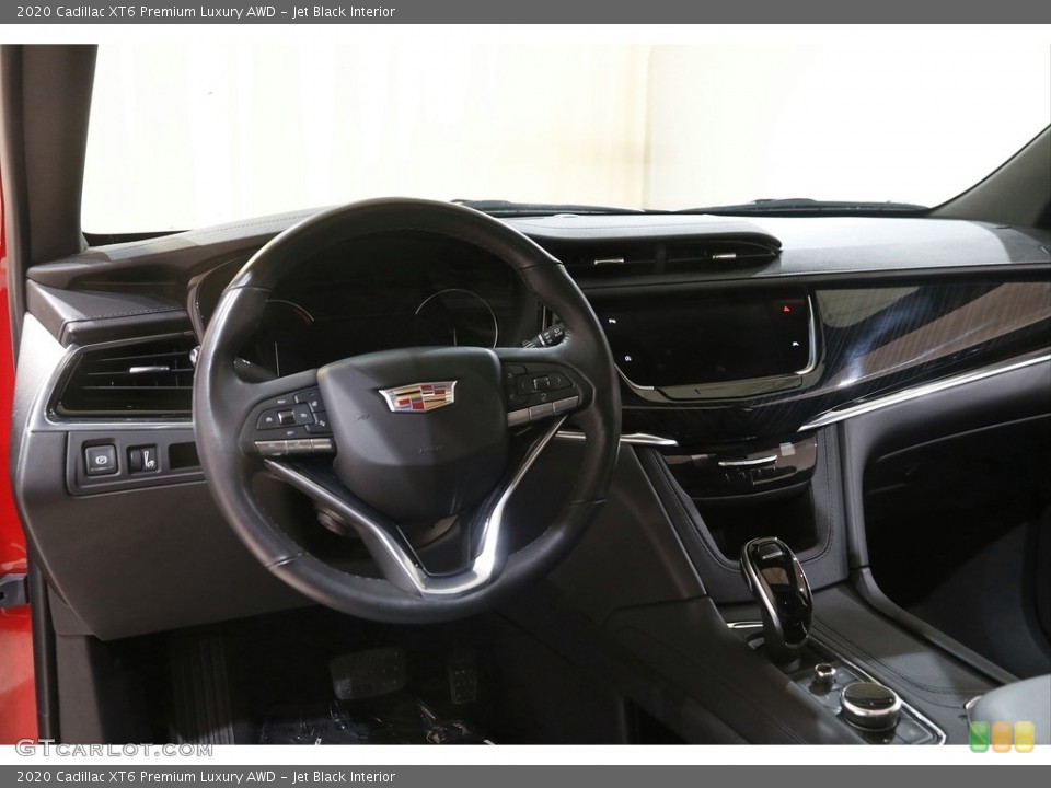 Jet Black Interior Dashboard for the 2020 Cadillac XT6 Premium Luxury AWD #143998331