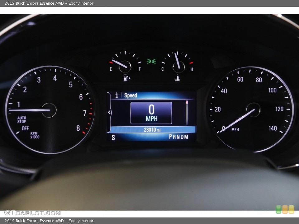 Ebony Interior Gauges for the 2019 Buick Encore Essence AWD #143998574