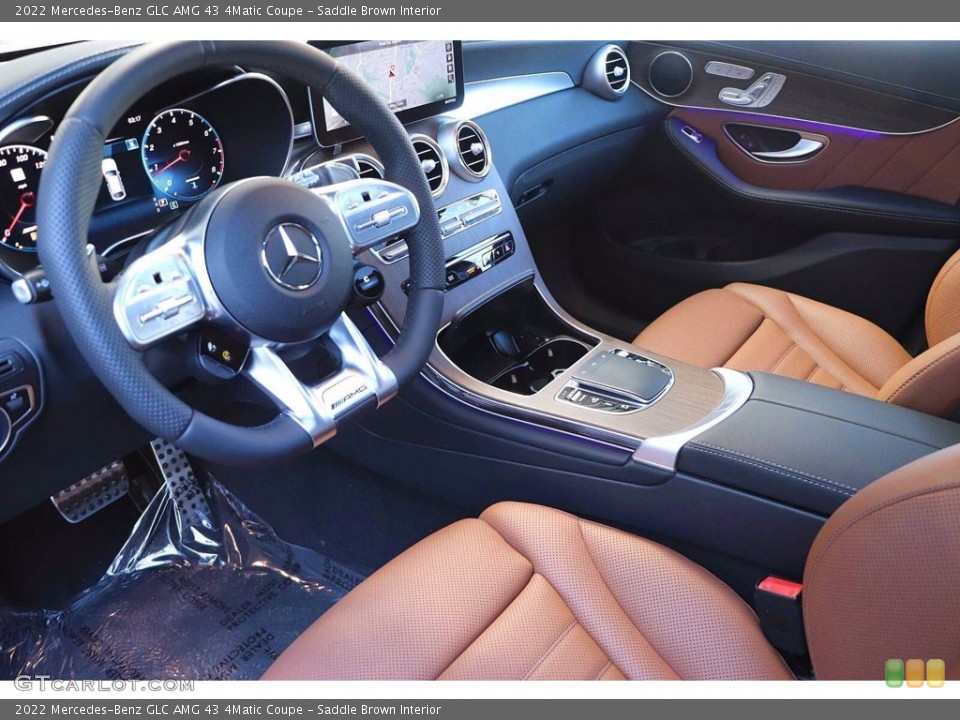 Saddle Brown Interior Photo for the 2022 Mercedes-Benz GLC AMG 43 4Matic Coupe #143999208