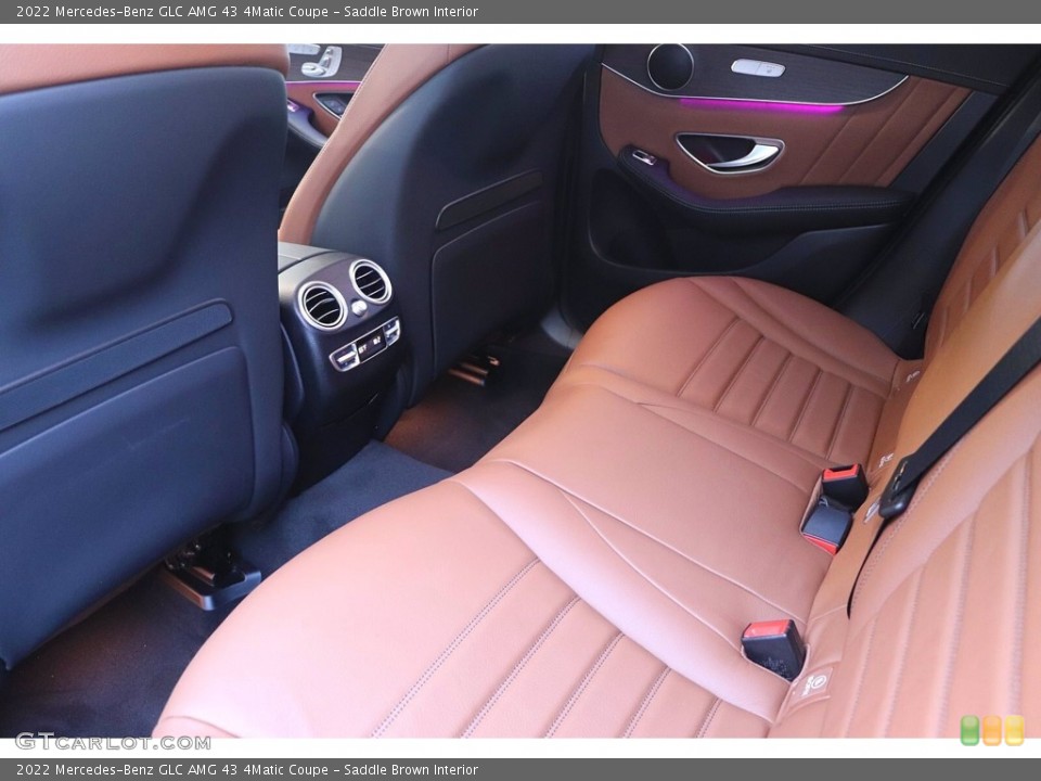 Saddle Brown Interior Rear Seat for the 2022 Mercedes-Benz GLC AMG 43 4Matic Coupe #143999256