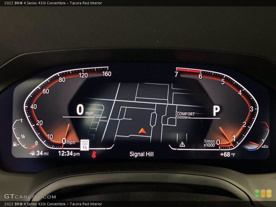Tacora Red Interior Gauges for the 2022 BMW 4 Series 430i Convertible #143999394