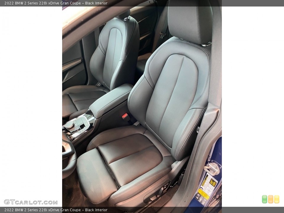 Black Interior Front Seat for the 2022 BMW 2 Series 228i xDrive Gran Coupe #144000480