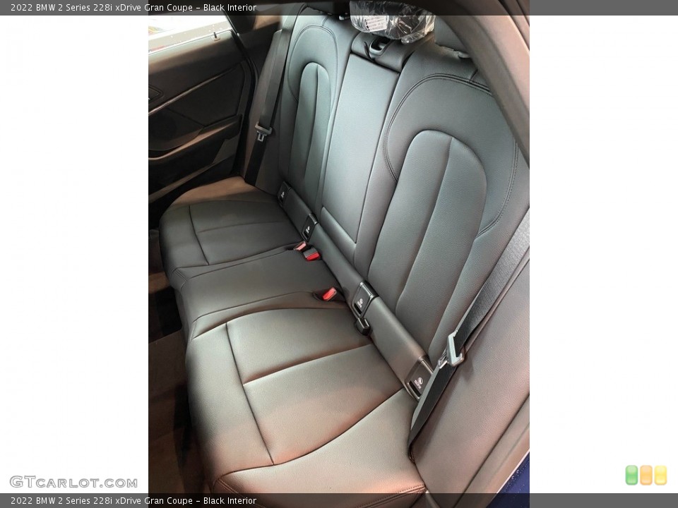 Black Interior Rear Seat for the 2022 BMW 2 Series 228i xDrive Gran Coupe #144000492