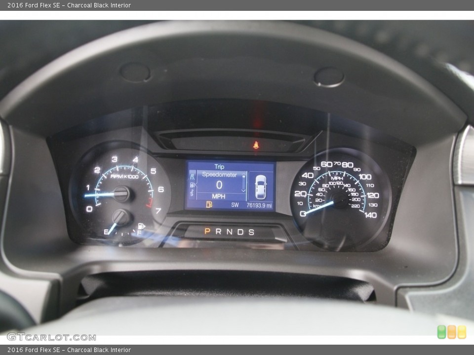Charcoal Black Interior Gauges for the 2016 Ford Flex SE #144004680