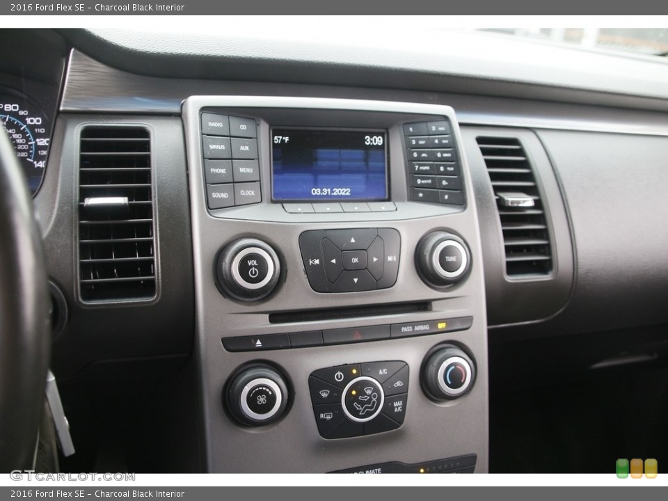 Charcoal Black Interior Controls for the 2016 Ford Flex SE #144004698