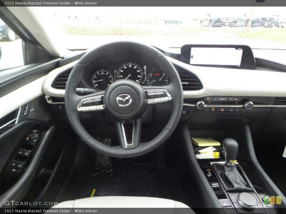 White 2022 Mazda Mazda3 Interiors
