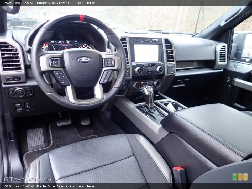 Black Interior Photo for the 2020 Ford F150 SVT Raptor SuperCrew 4x4 #144005007
