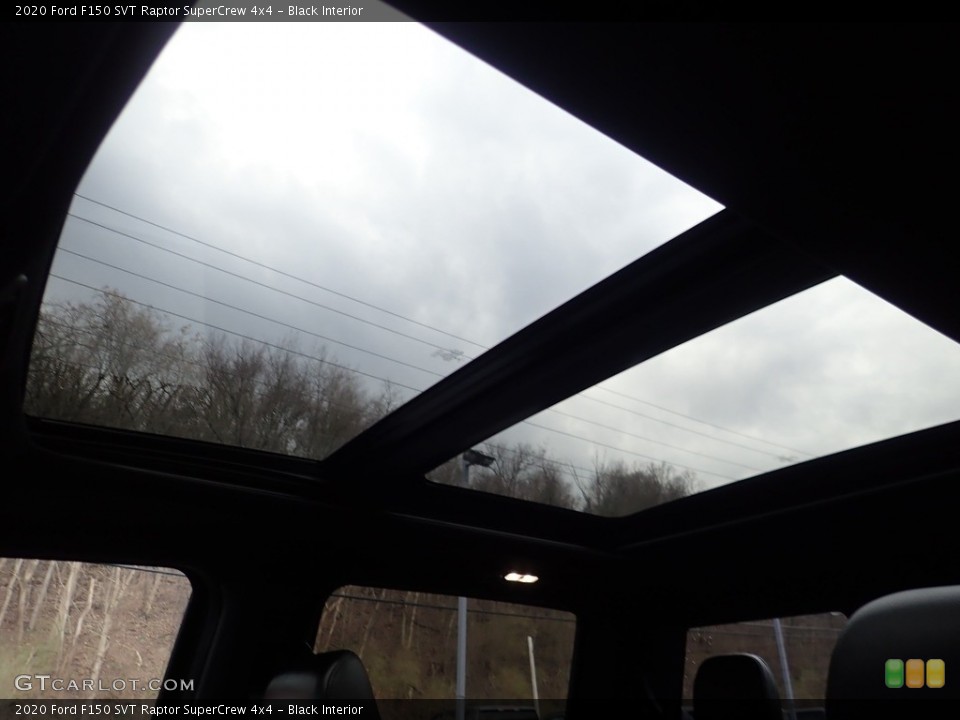 Black Interior Sunroof for the 2020 Ford F150 SVT Raptor SuperCrew 4x4 #144005055