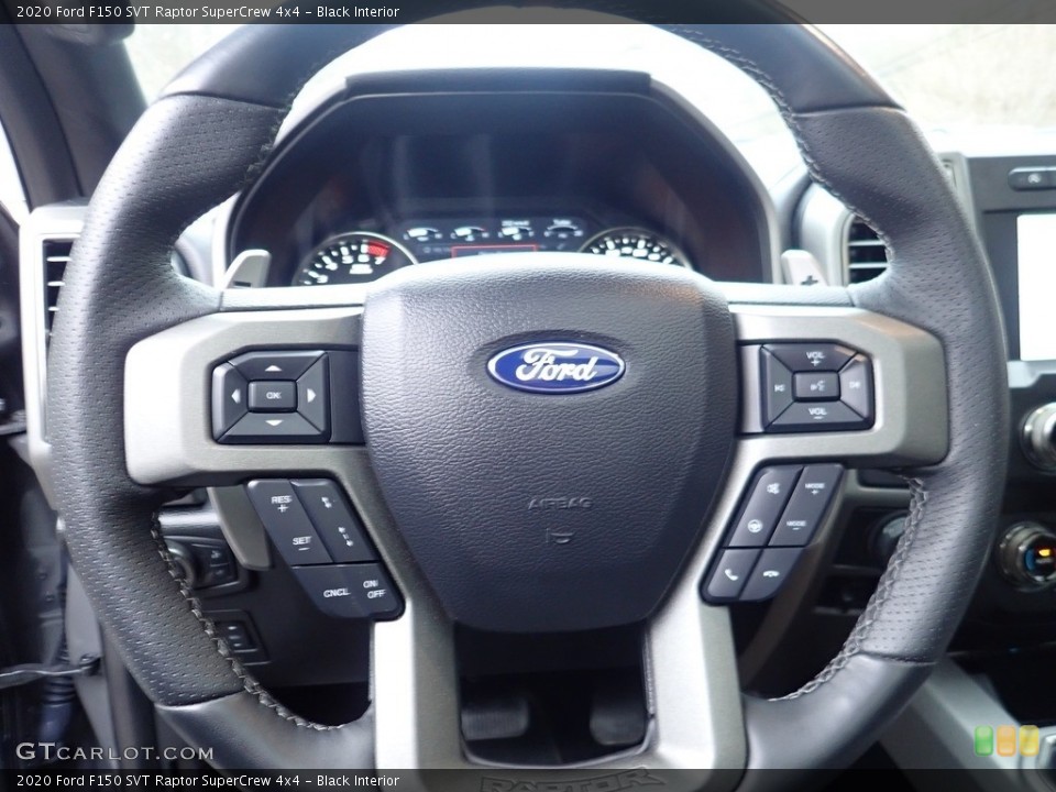 Black Interior Steering Wheel for the 2020 Ford F150 SVT Raptor SuperCrew 4x4 #144005061