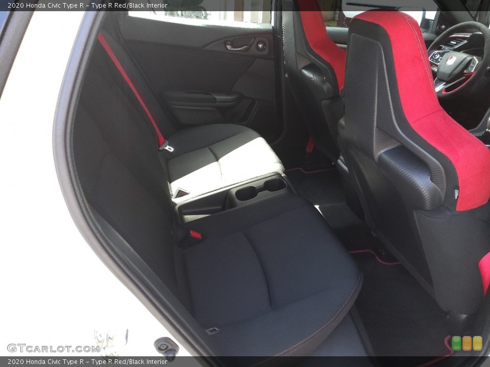 Type R Red/Black Interior Rear Seat for the 2020 Honda Civic Type R #144006351