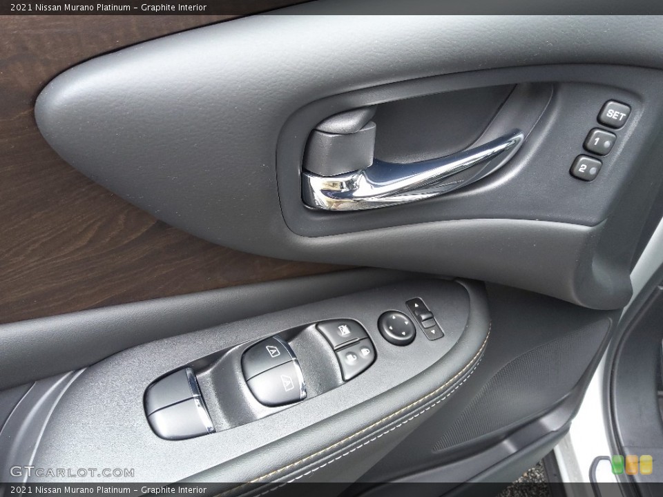 Graphite Interior Controls for the 2021 Nissan Murano Platinum #144006644