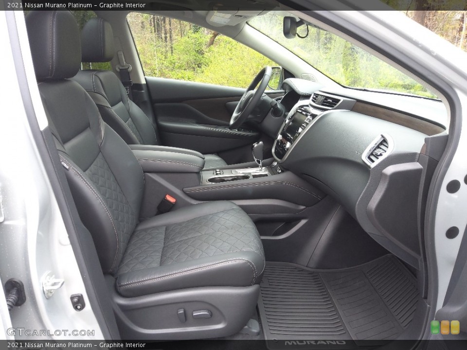 Graphite Interior Front Seat for the 2021 Nissan Murano Platinum #144006699