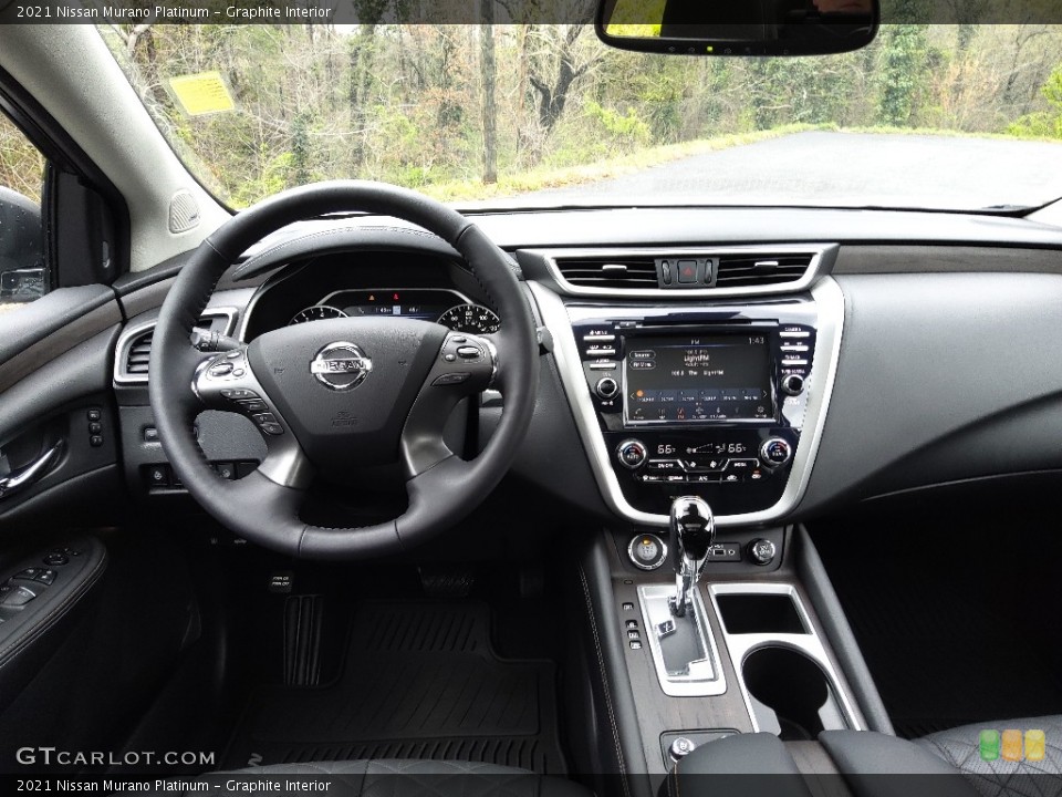 Graphite Interior Dashboard for the 2021 Nissan Murano Platinum #144006711