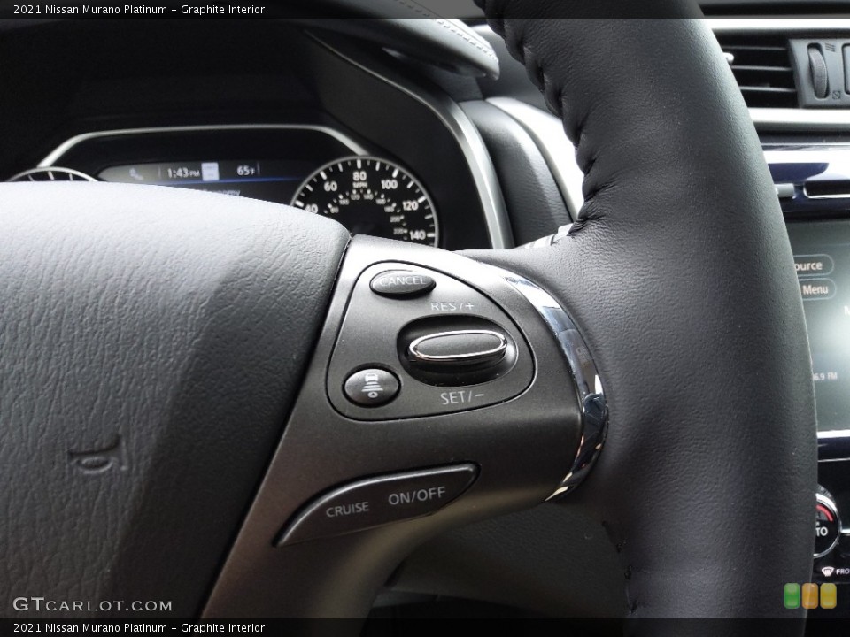 Graphite Interior Steering Wheel for the 2021 Nissan Murano Platinum #144006738