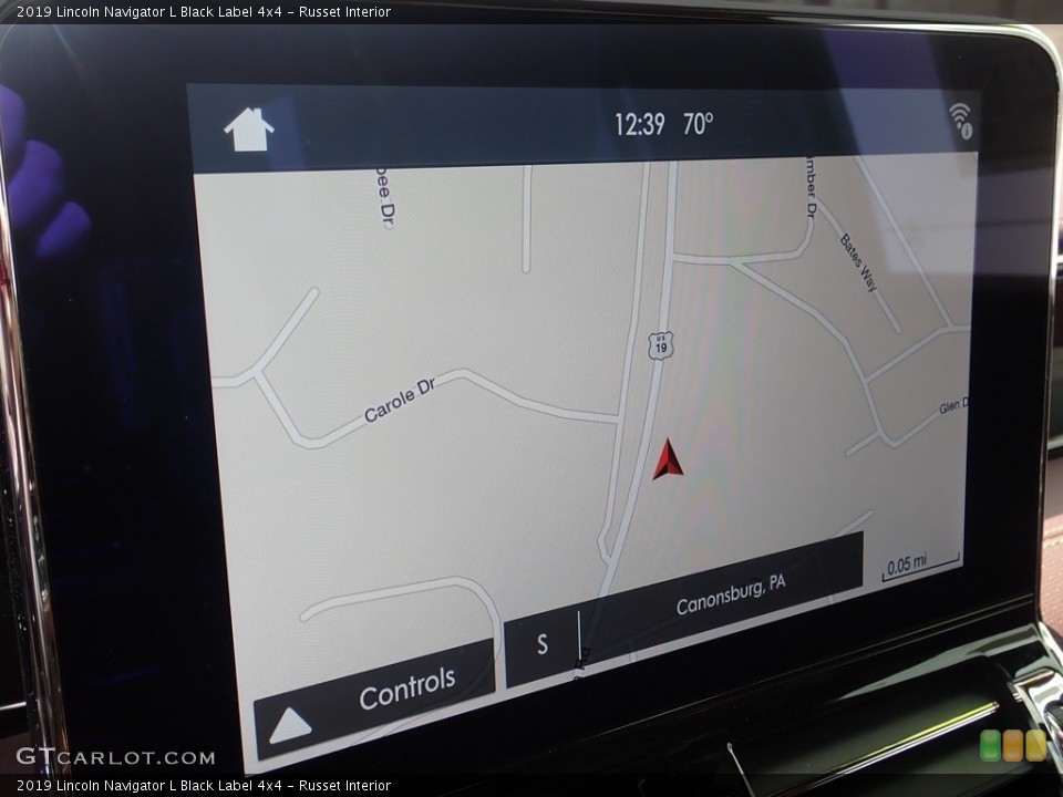 Russet Interior Navigation for the 2019 Lincoln Navigator L Black Label 4x4 #144007107