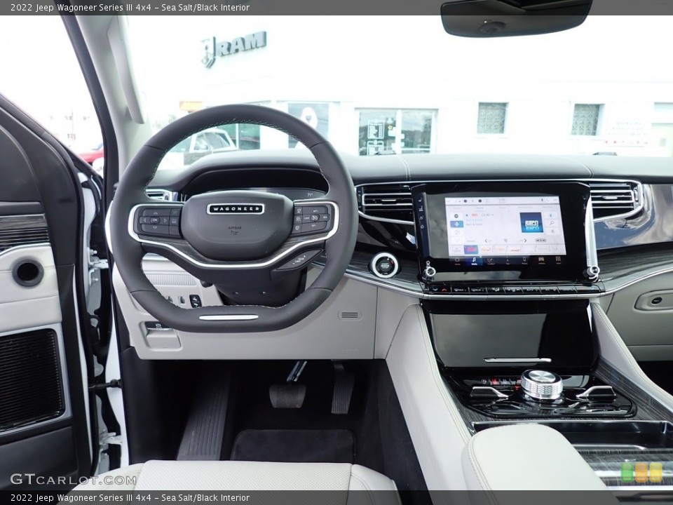 Sea Salt/Black Interior Dashboard for the 2022 Jeep Wagoneer Series III 4x4 #144008157
