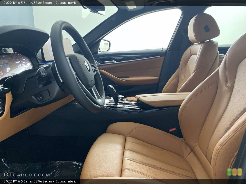 Cognac Interior Front Seat for the 2022 BMW 5 Series 530e Sedan #144008232