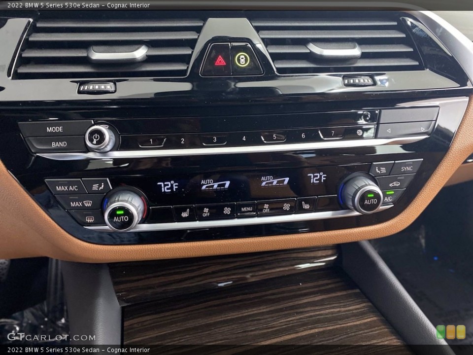 Cognac Interior Controls for the 2022 BMW 5 Series 530e Sedan #144008454