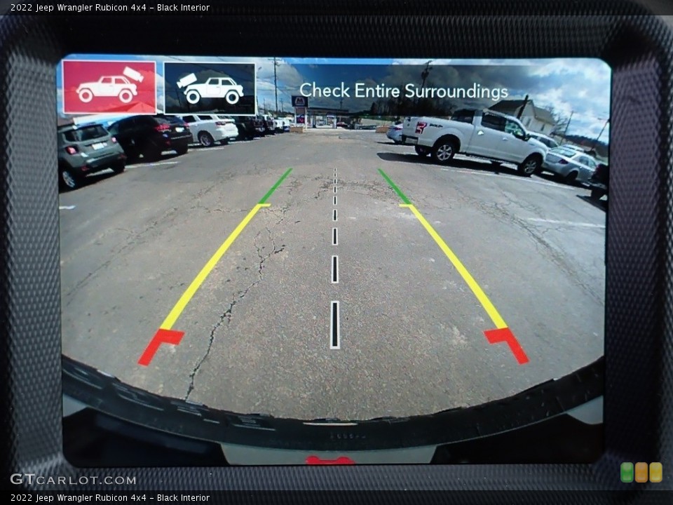 Black Interior Navigation for the 2022 Jeep Wrangler Rubicon 4x4 #144008724