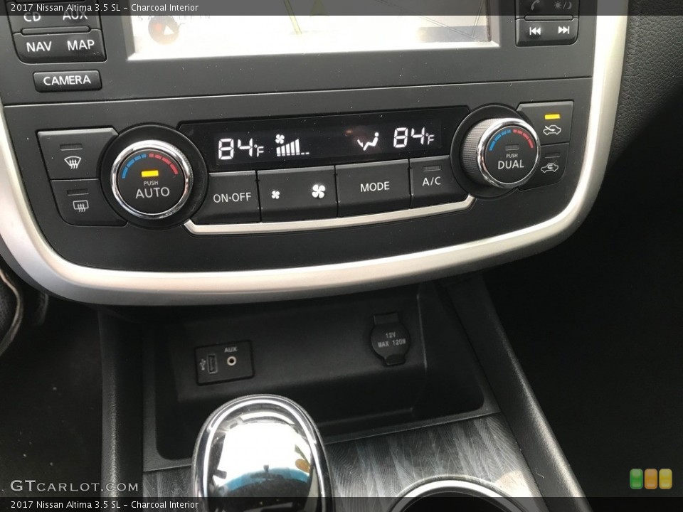 Charcoal Interior Controls for the 2017 Nissan Altima 3.5 SL #144009018